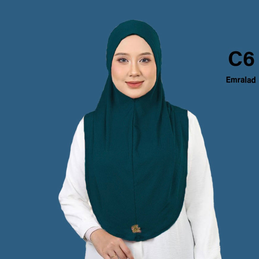 Hijab One Piece - Instant, Comfortable Fit, Versatile Style, Ideal for Everyday Wear Long Islamic sport