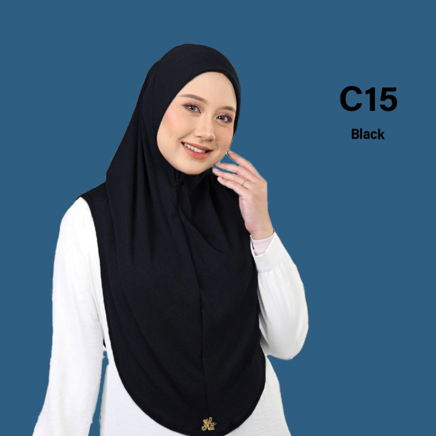 Hijab One Piece - Instant, Comfortable Fit, Versatile Style, Ideal for Everyday Wear Long Islamic sport