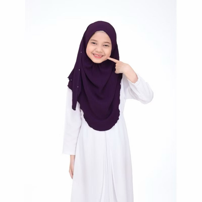 Alisa Pinless Ironless Kids Hijab