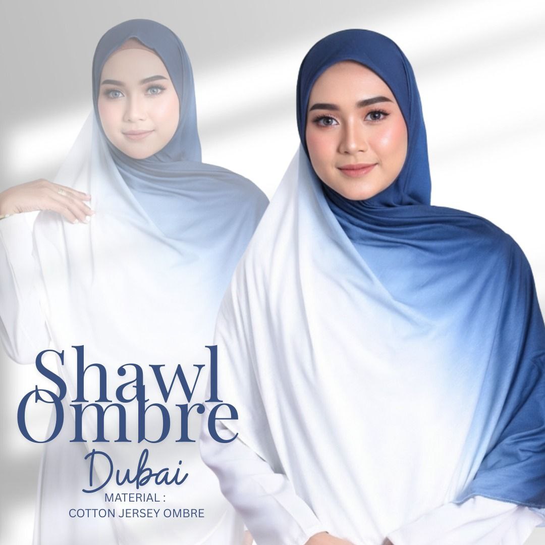 Ombre Jersey Shawl Hijab