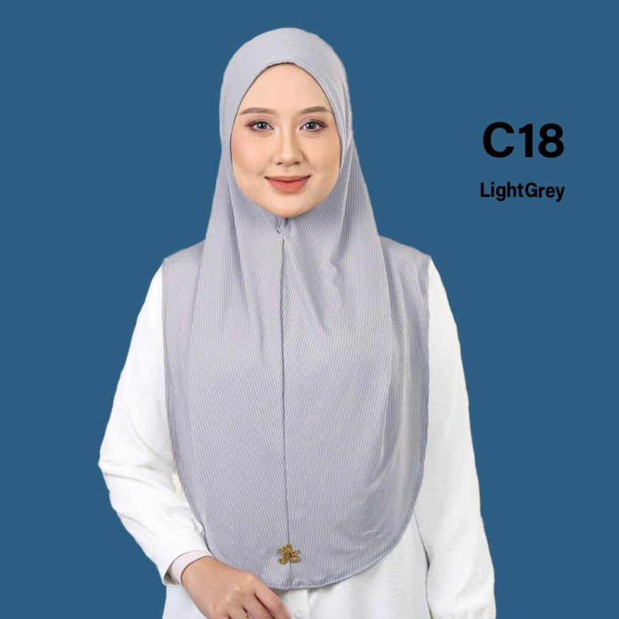 Hijab One Piece - Instant, Comfortable Fit, Versatile Style, Ideal for Everyday Wear Long Islamic sport