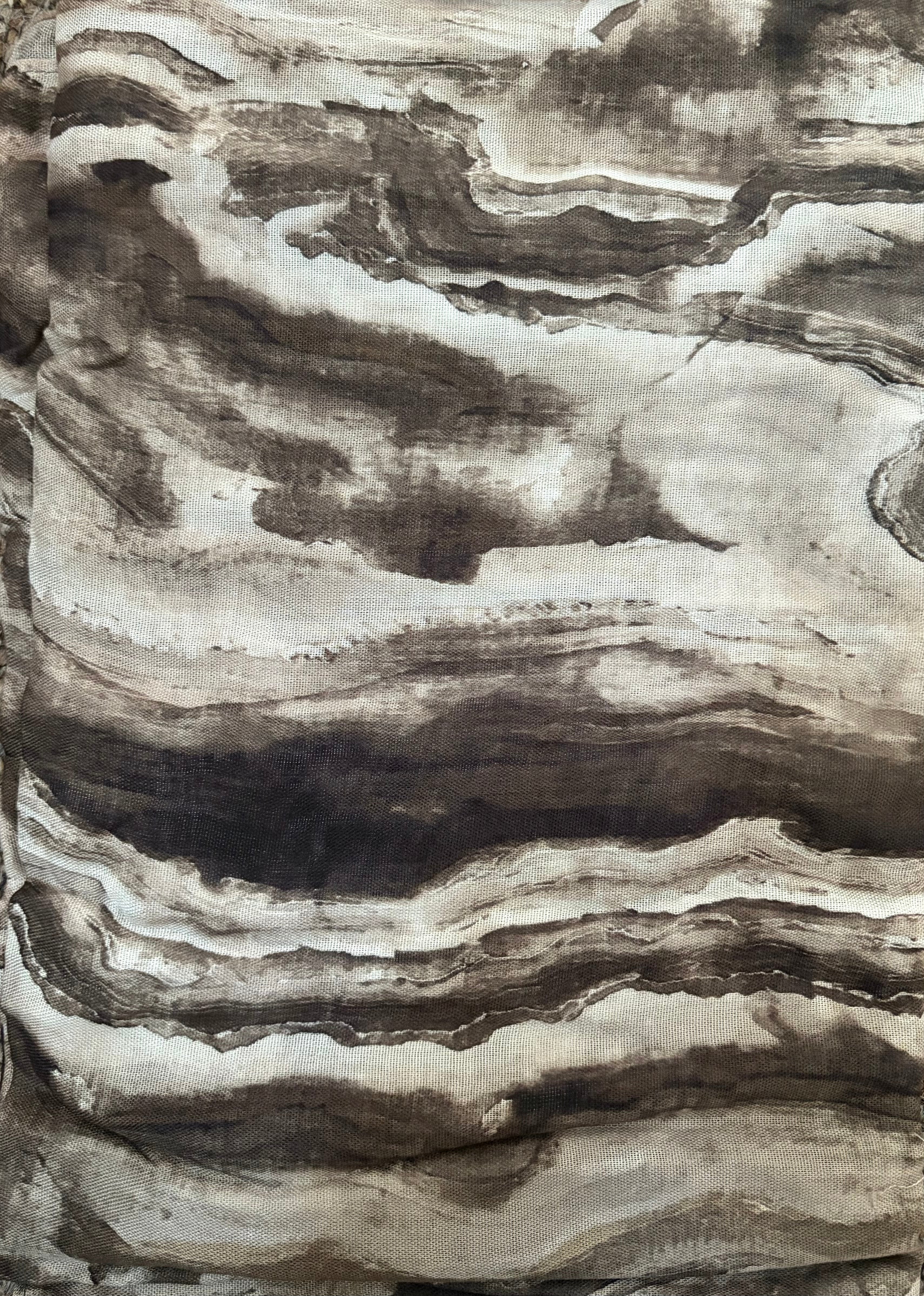 Modal Hijab Wave Print