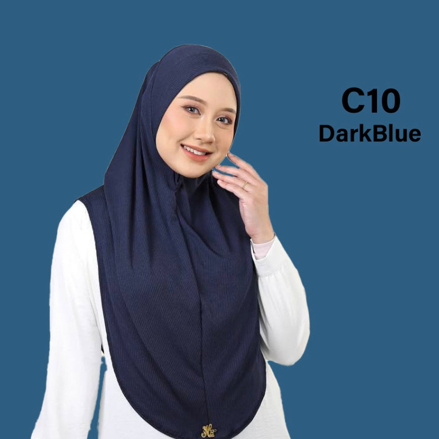 Hijab One Piece - Instant, Comfortable Fit, Versatile Style, Ideal for Everyday Wear Long Islamic sport