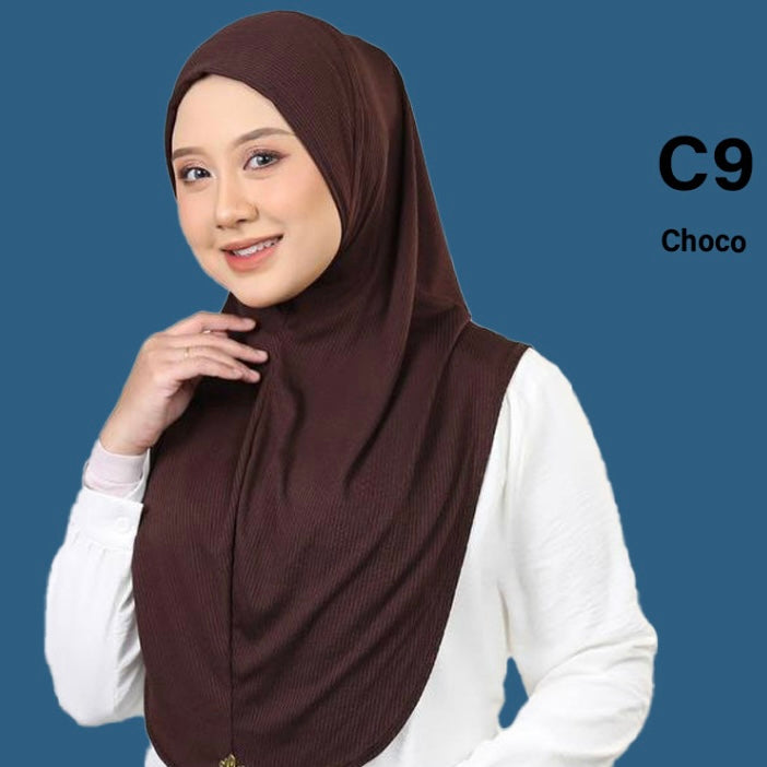 Hijab One Piece - Instant, Comfortable Fit, Versatile Style, Ideal for Everyday Wear Long Islamic sport