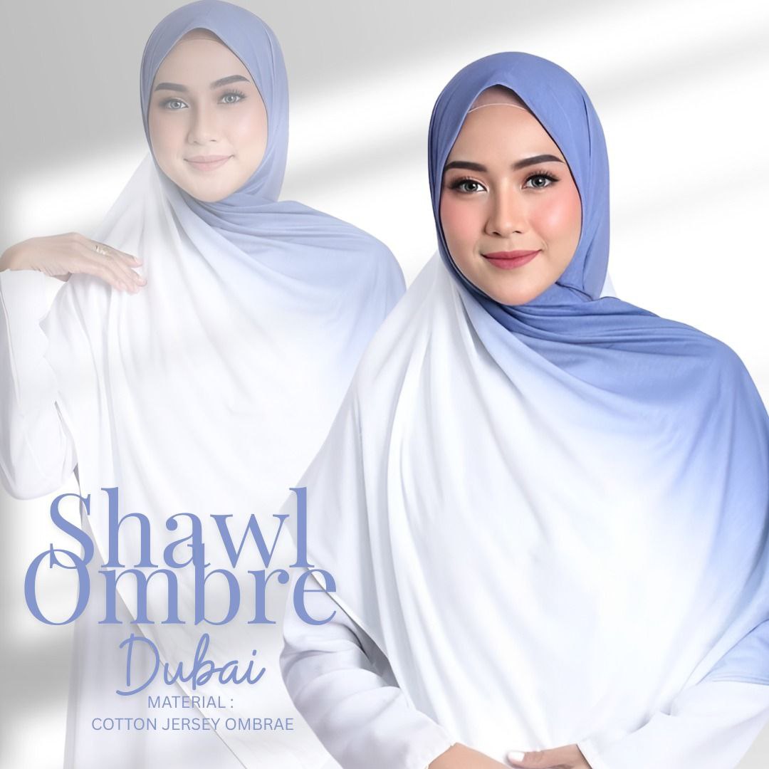 Ombre Jersey Shawl Hijab