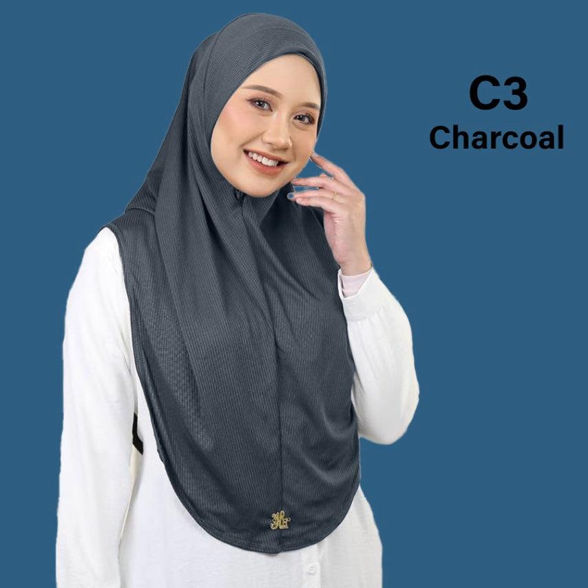 Hijab One Piece - Instant, Comfortable Fit, Versatile Style, Ideal for Everyday Wear Long Islamic sport