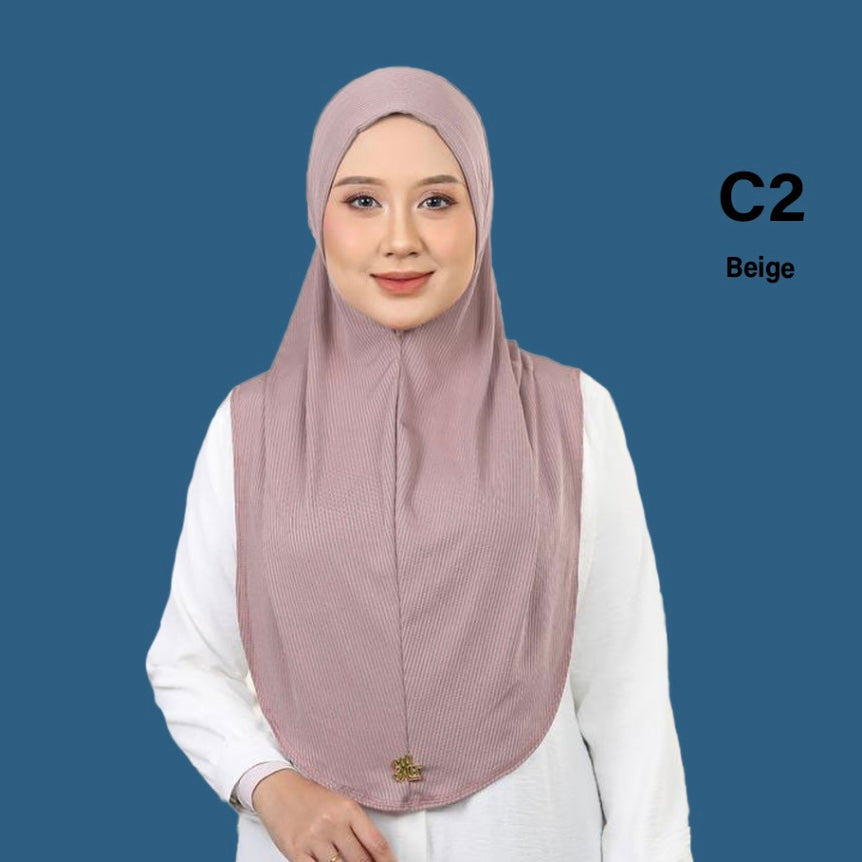Hijab One Piece - Instant, Comfortable Fit, Versatile Style, Ideal for Everyday Wear Long Islamic sport