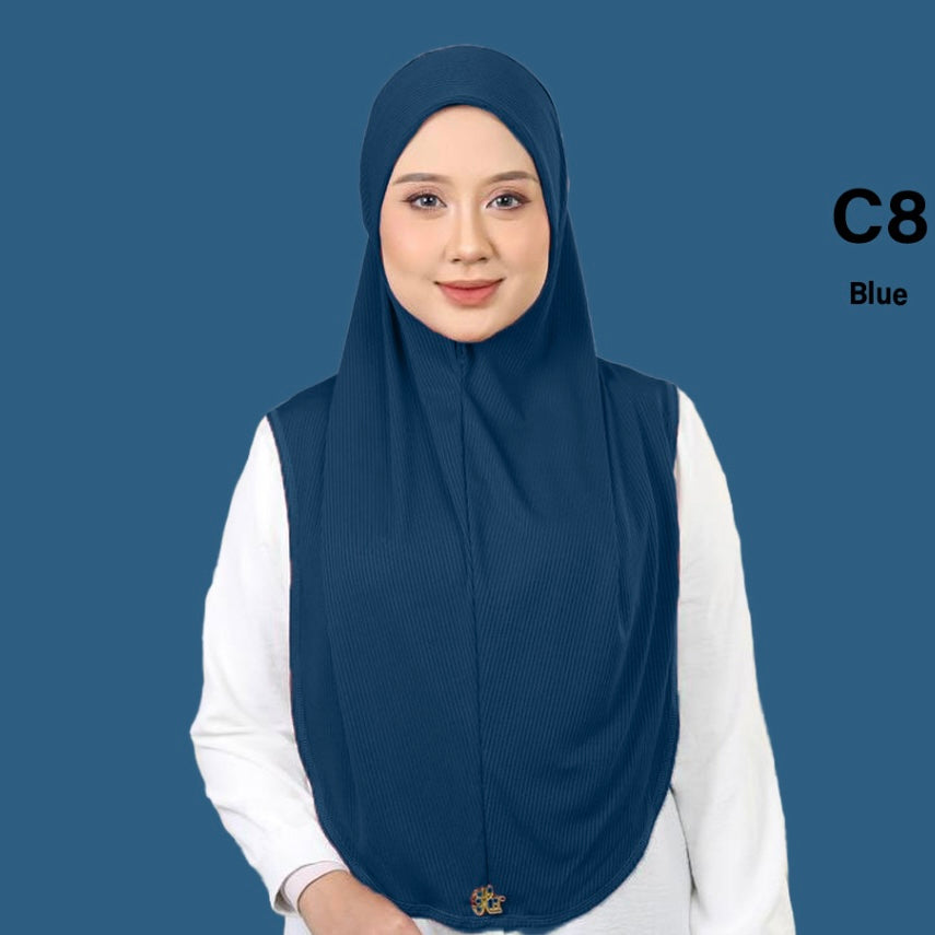 Hijab One Piece - Instant, Comfortable Fit, Versatile Style, Ideal for Everyday Wear Long Islamic sport
