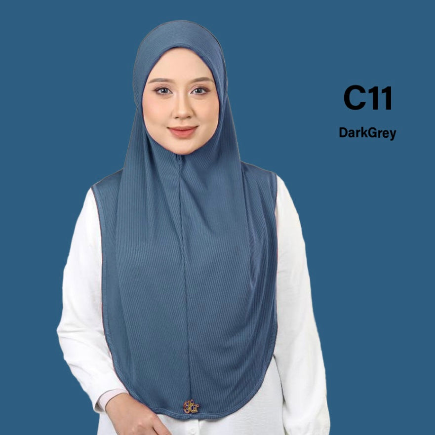 Hijab One Piece - Instant, Comfortable Fit, Versatile Style, Ideal for Everyday Wear Long Islamic sport