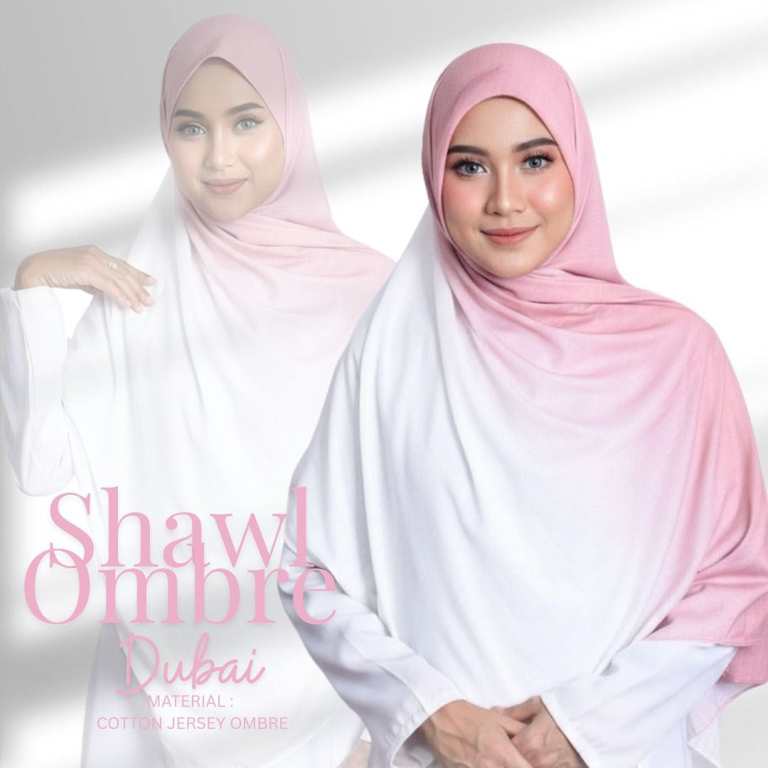 Ombre Jersey Shawl Hijab