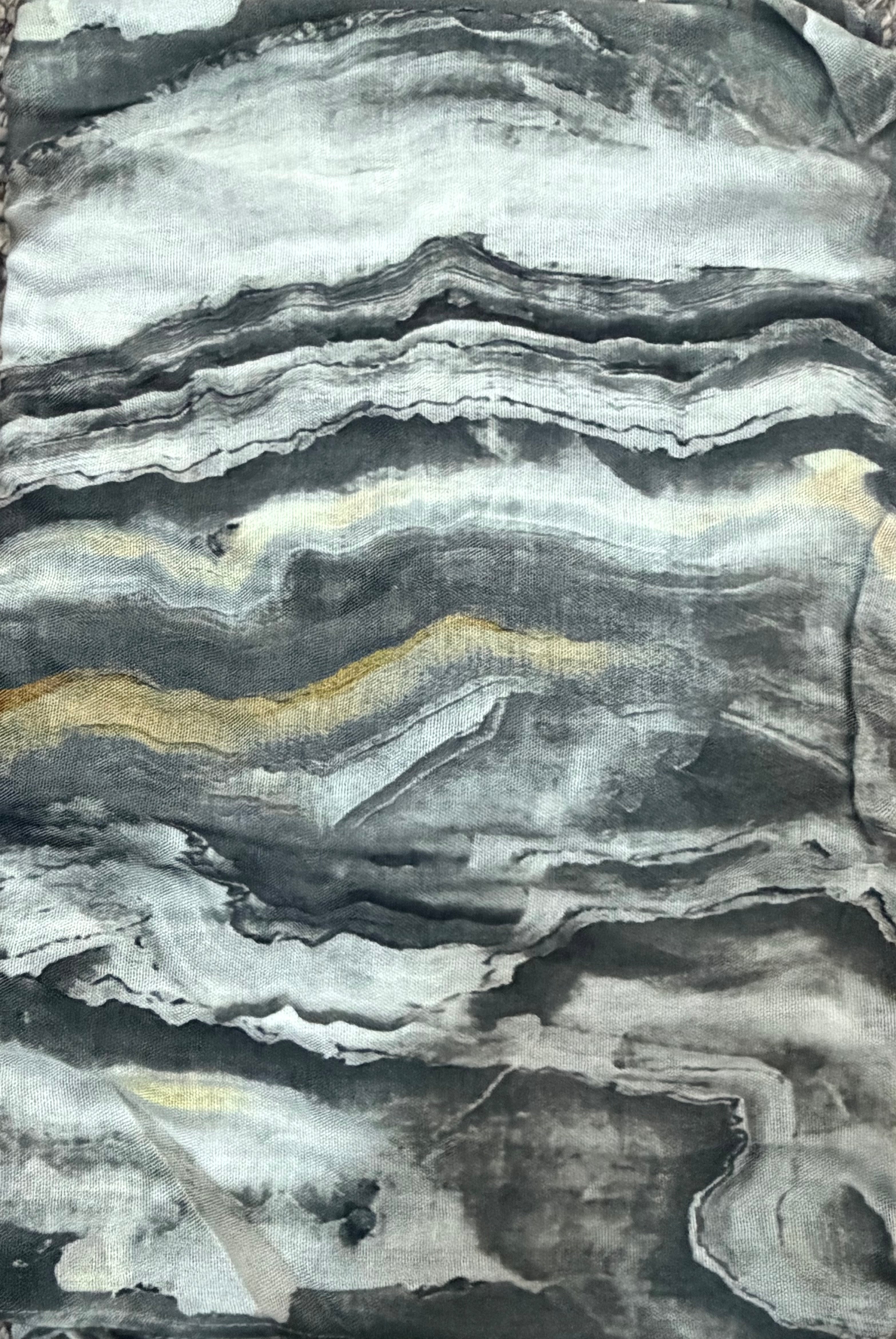 Modal Hijab Wave Print