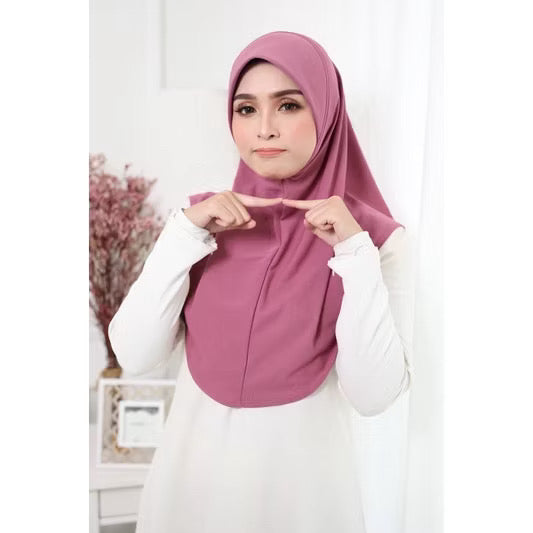 Instant Plain Moscrepe Hijab