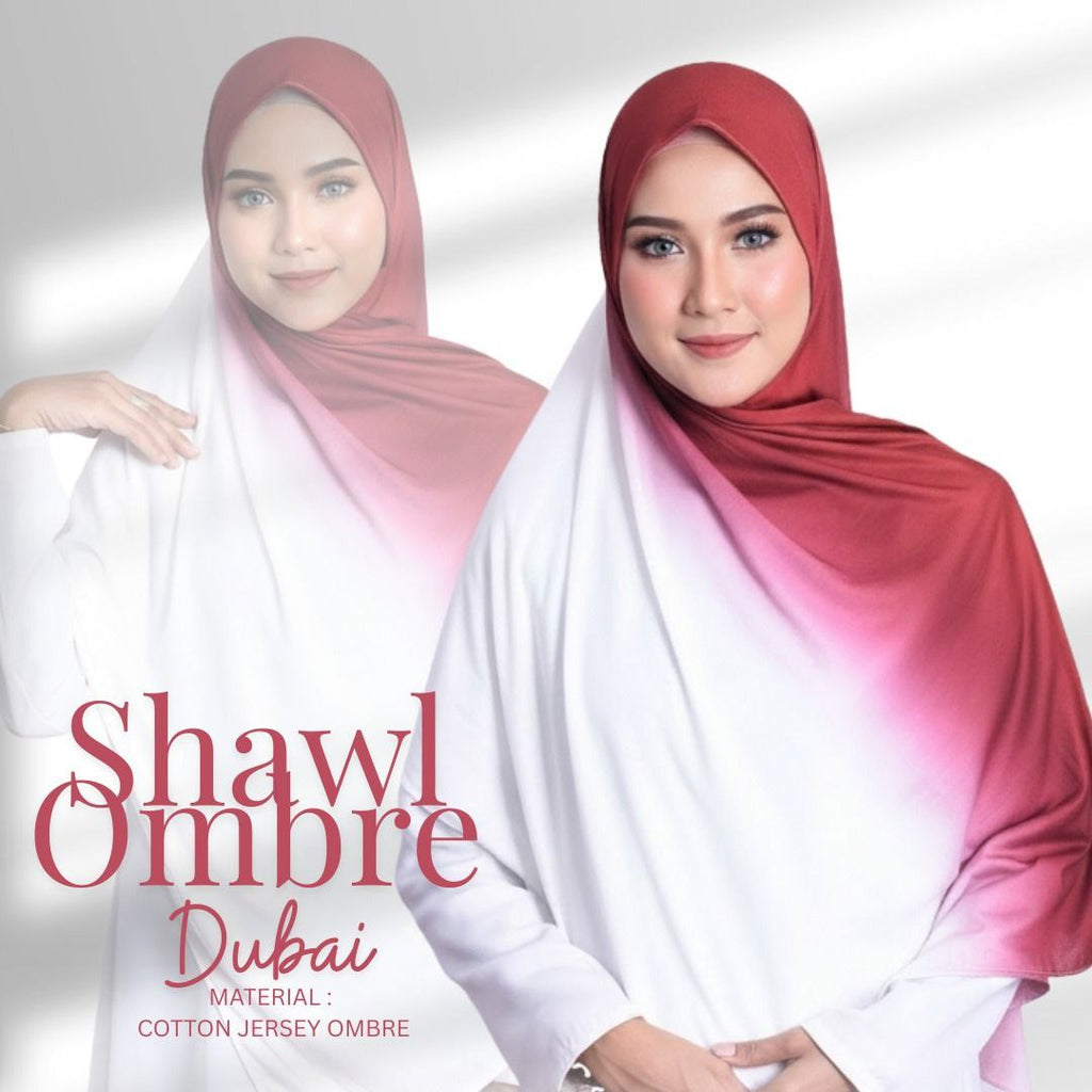 Ombre Jersey Shawl Hijab