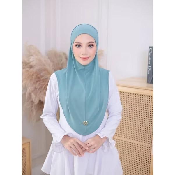 Women's 2 Piece Casual Hijab with Undercap - Soft Cotton, Lightweight Stretch Modal, Ironless Material, Ready to Wear Pull-On Design