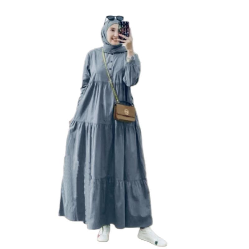 Modest Casual Cotton Rayon Dress for Women - Stylish , comfortable Versatile Outfit Everyday Wear Womenswear fashion dress long maxi summer