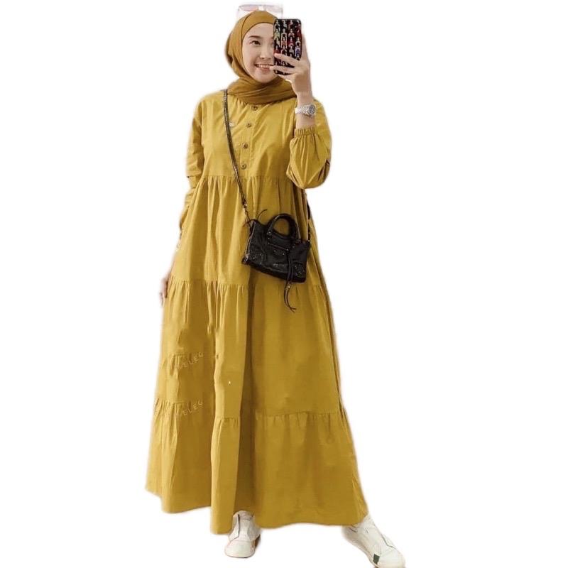 Modest Casual Cotton Rayon Dress for Women - Stylish , comfortable Versatile Outfit Everyday Wear Womenswear fashion dress long maxi summer
