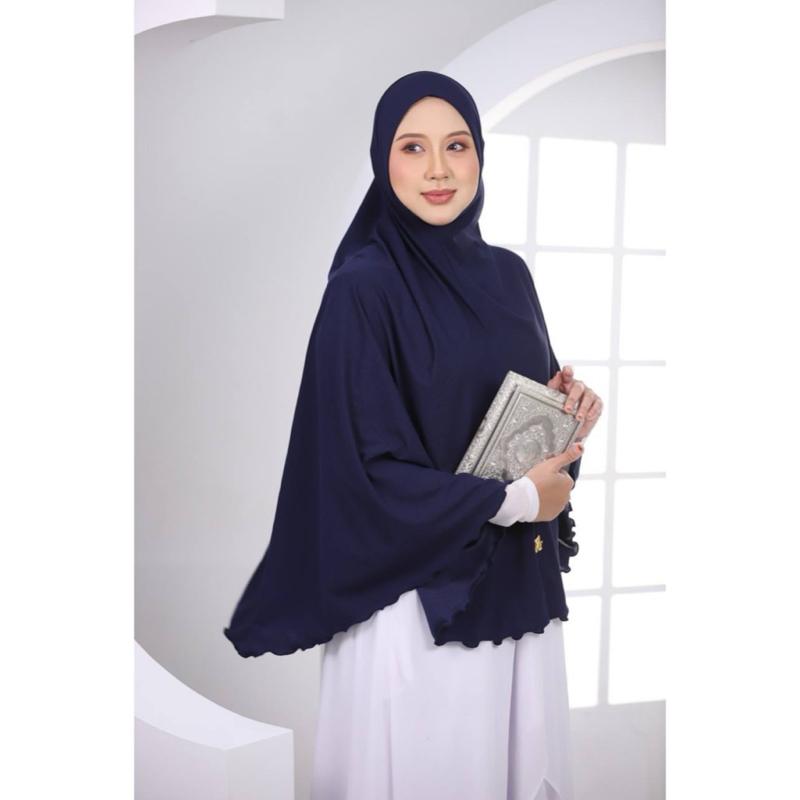 Islamic Long Hijab Scarf for Prayer - Long One Piece Design, Available in Various Colors, Ideal for Umrah and Haj XL Khimar