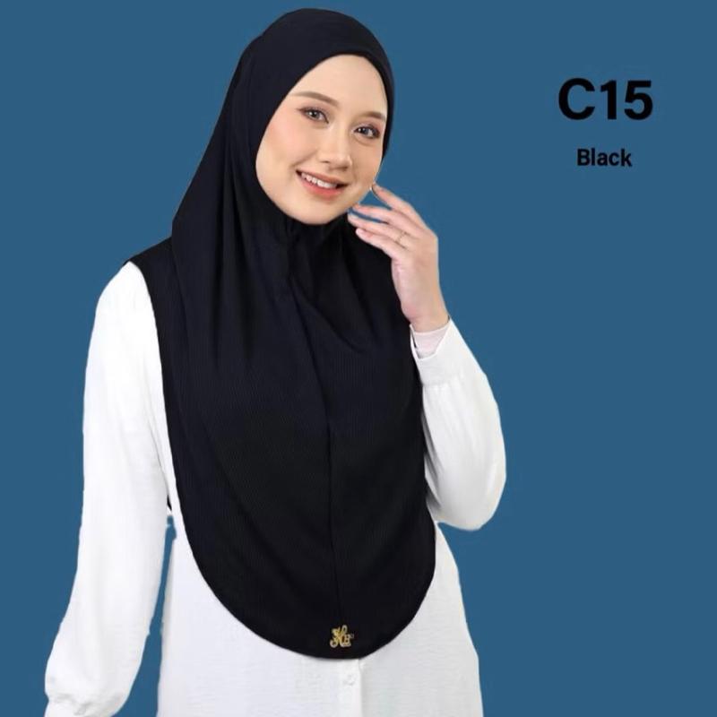 Hijab One Piece - Instant, Comfortable Fit, Versatile Style, Ideal for Everyday Wear Long Islamic sport