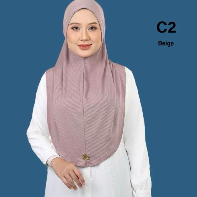 Hijab One Piece - Instant, Comfortable Fit, Versatile Style, Ideal for Everyday Wear Long Islamic sport