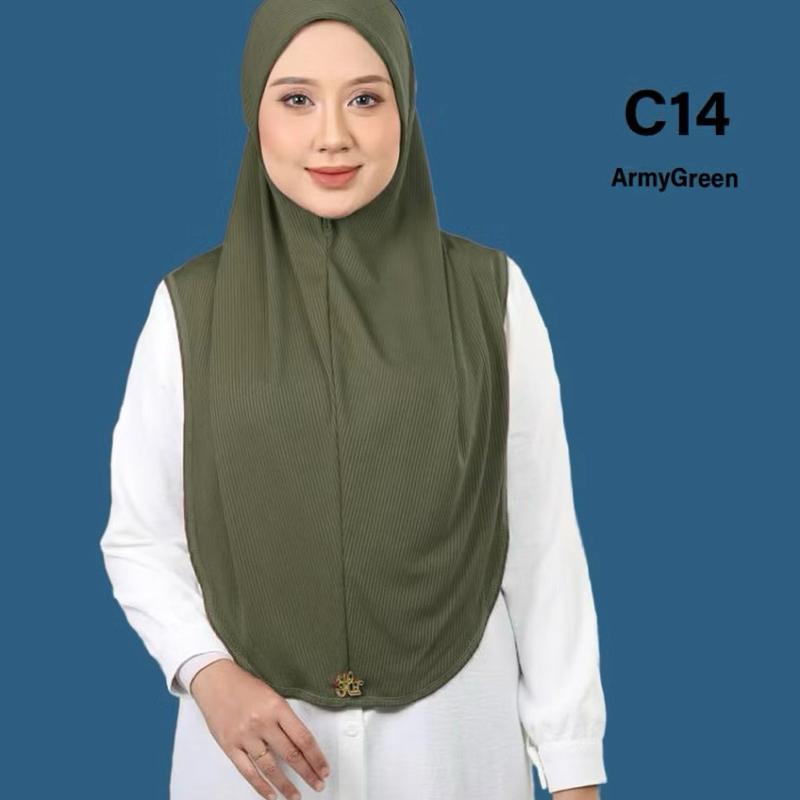 Hijab One Piece - Instant, Comfortable Fit, Versatile Style, Ideal for Everyday Wear Long Islamic sport