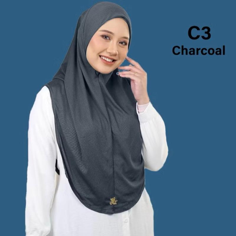 Hijab One Piece - Instant, Comfortable Fit, Versatile Style, Ideal for Everyday Wear Long Islamic sport