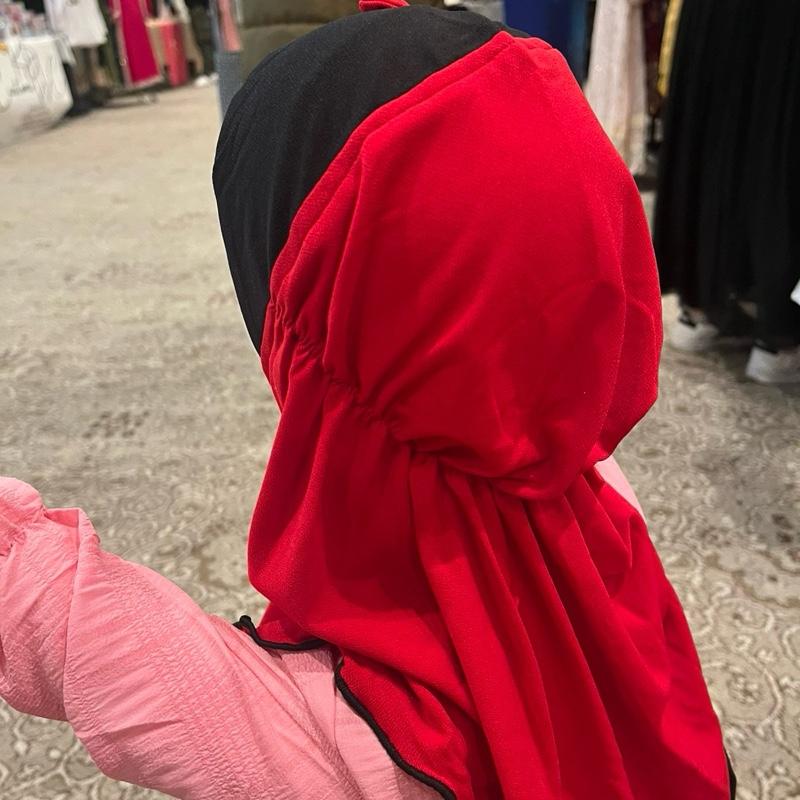 Instant Hijab with Bow - Design for Baby/Toddler - Comfortable and Versatile Headwear for Early Years one piece