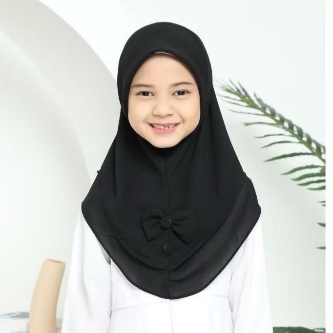 Kids Haya Instant Hijab/Scarf for Girls, Soft and Comfortable KCBOBU1 one piece easy to wear