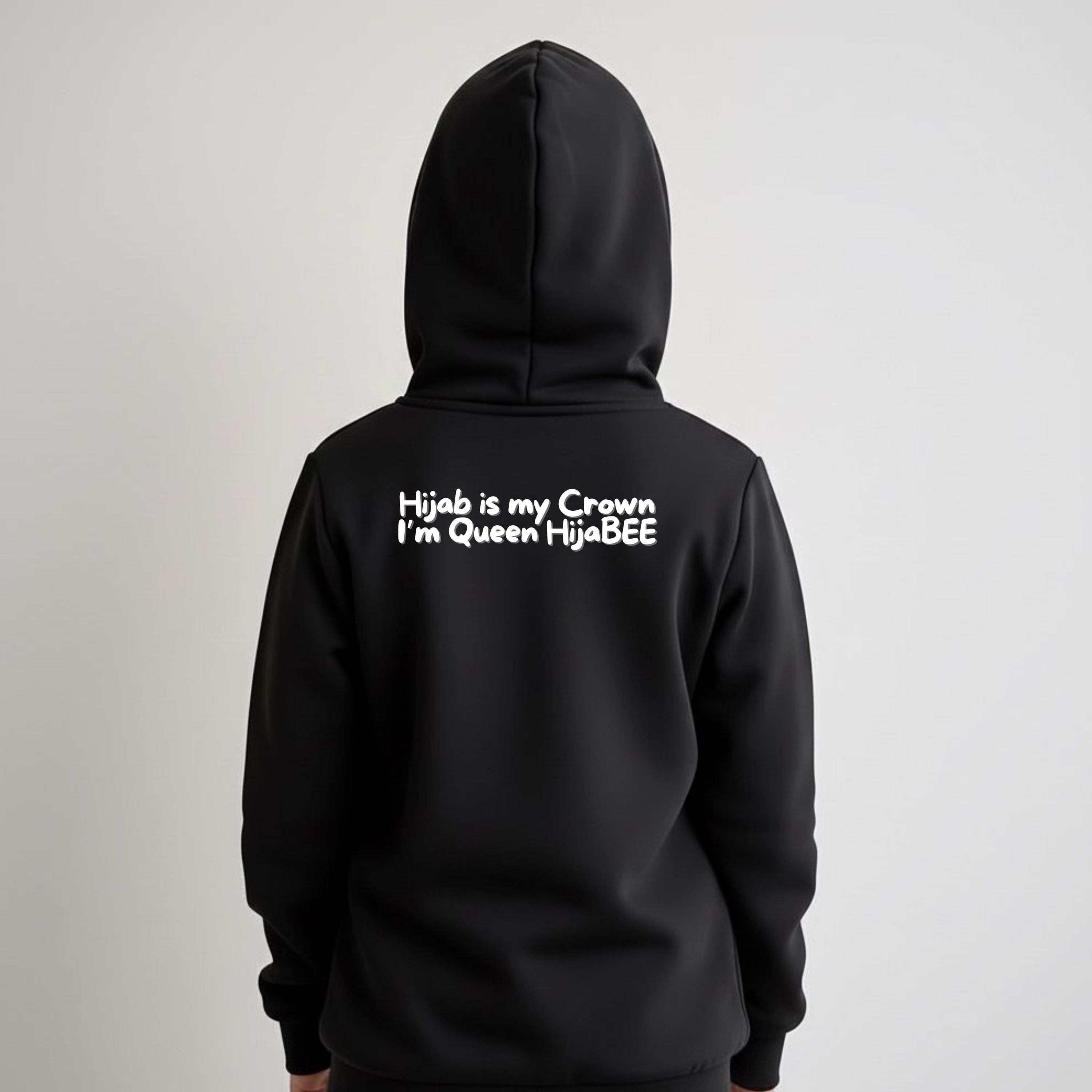 Islamic quotes kids hoodie motivational and positive girls hoodie