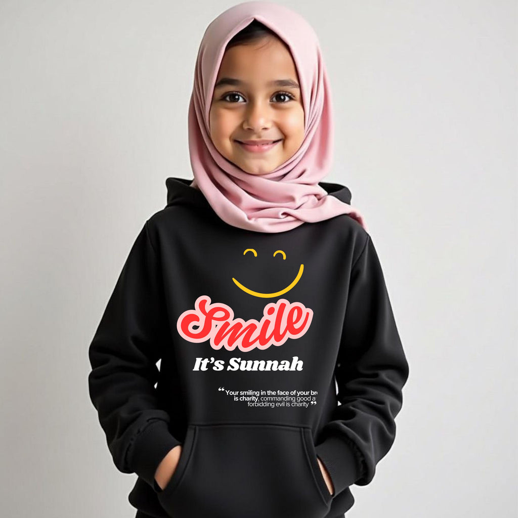 Islamic quotes kids hoodie motivational and positive girls hoodie