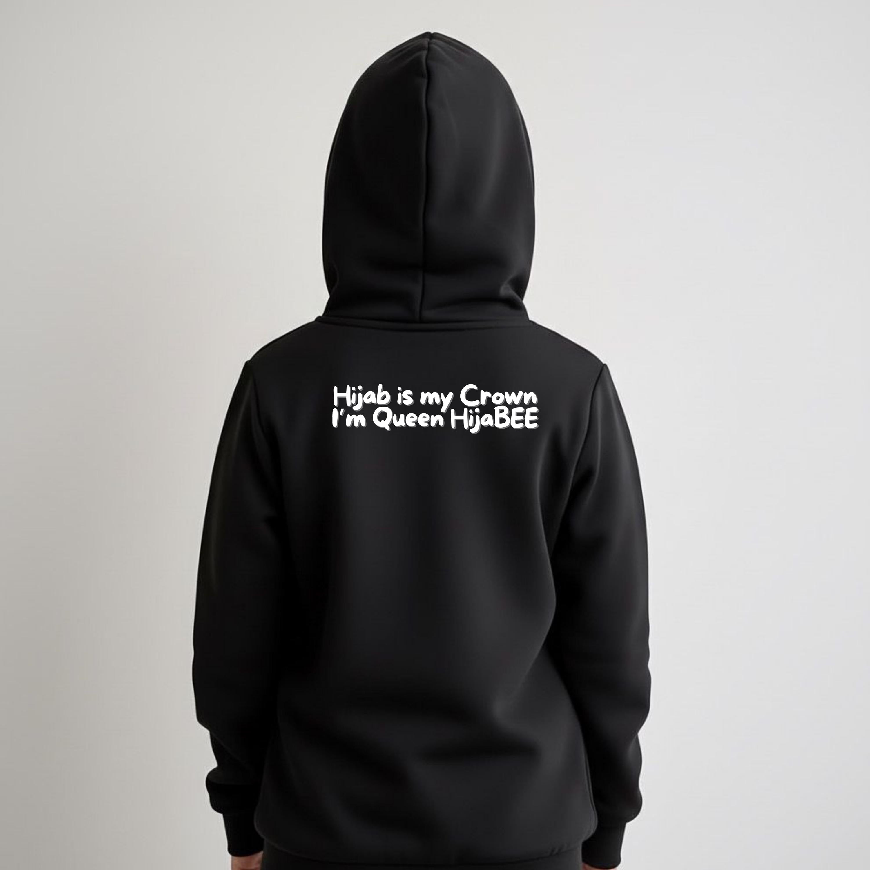 Islamic quotes kids hoodie motivational and positive girls hoodie