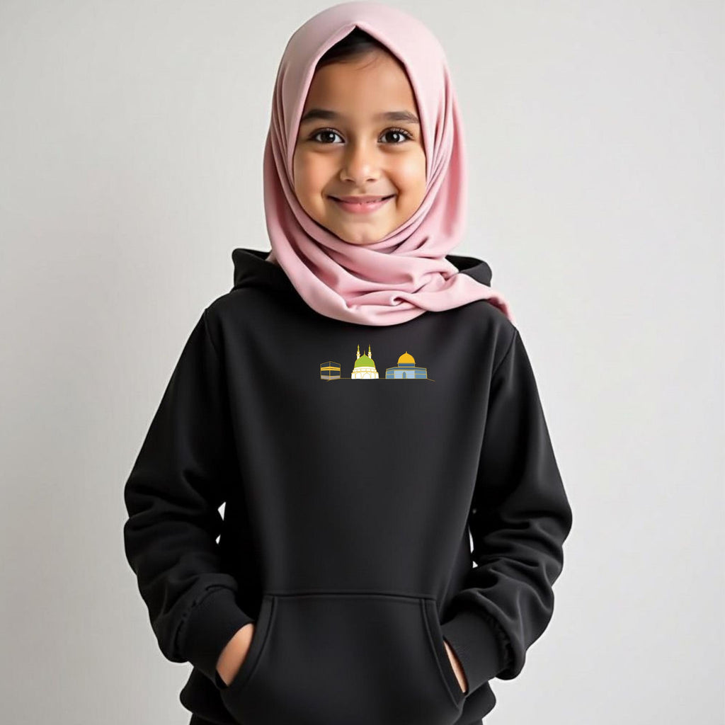 Islamic quotes kids hoodie motivational and positive girls hoodie
