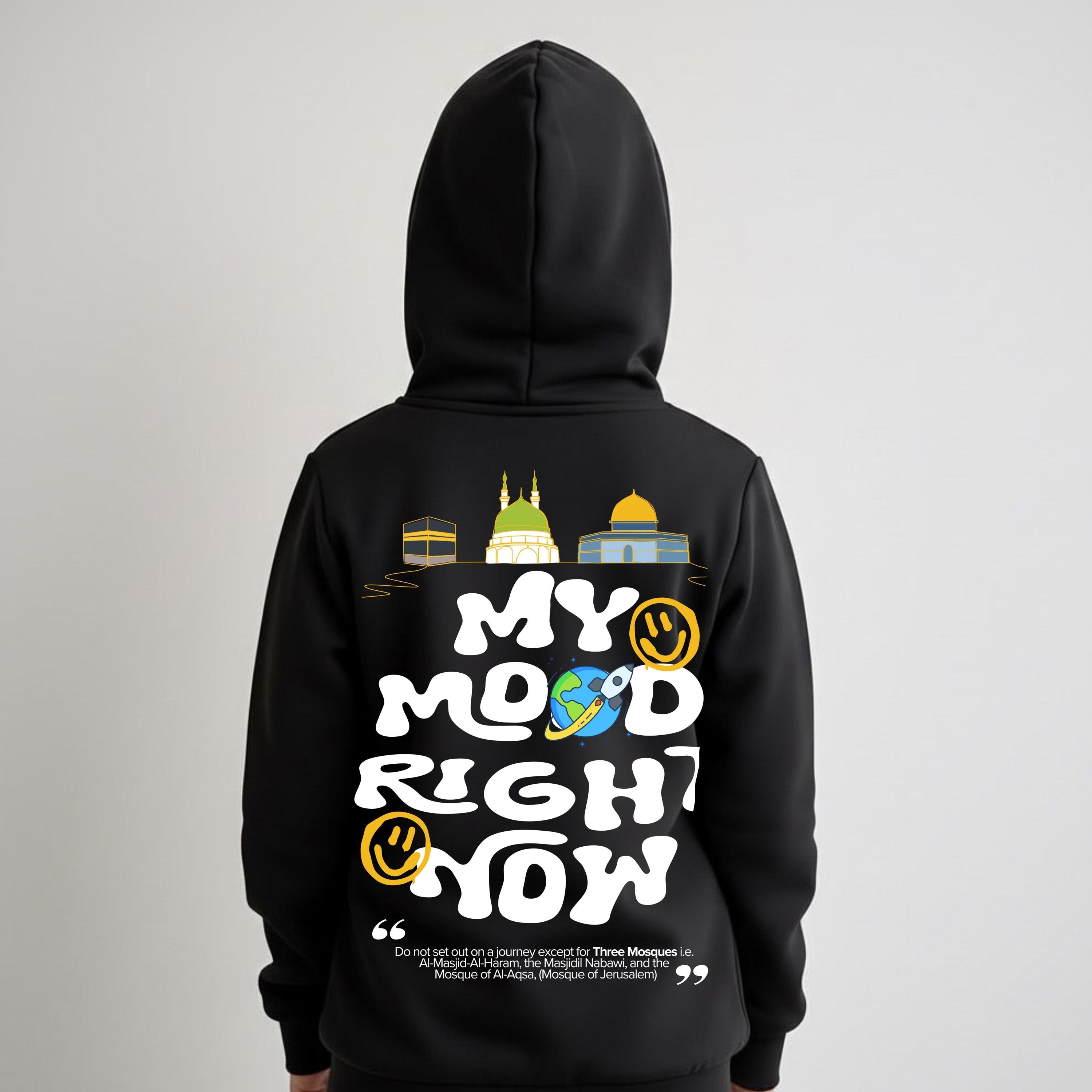 Islamic quotes kids hoodie motivational and positive girls hoodie