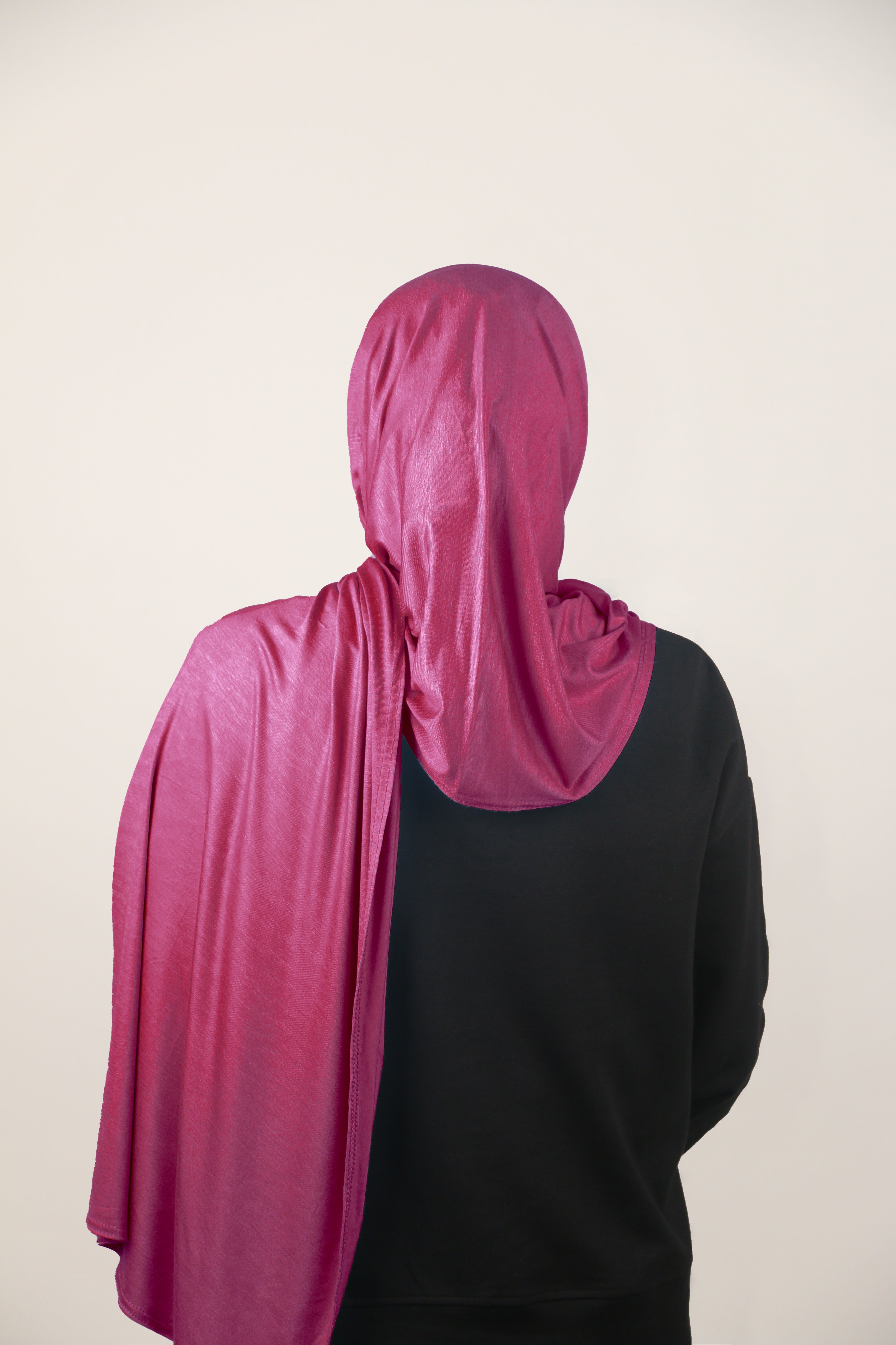 Kids Instant Slip-On Shawl Hijab (Maroon)