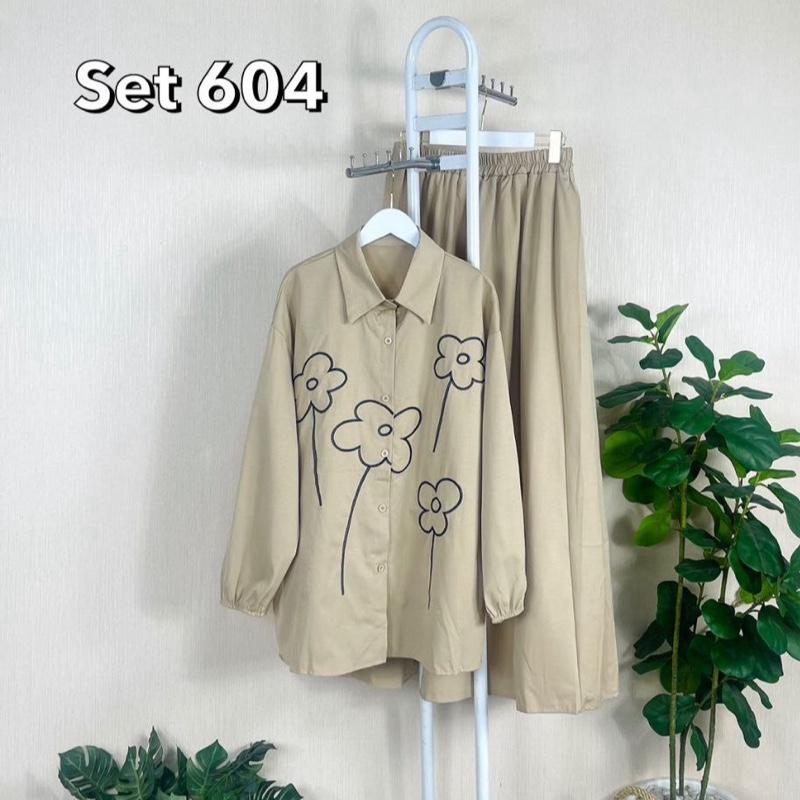 2 Piece Clothes Set with Dress Skirt in Soft Fabric and Stylish Design