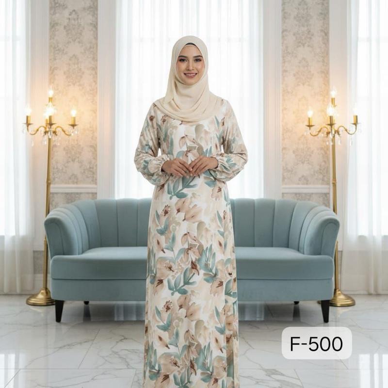 Floral Maxi Dress Kaftan Women's Fashionable easy to wear