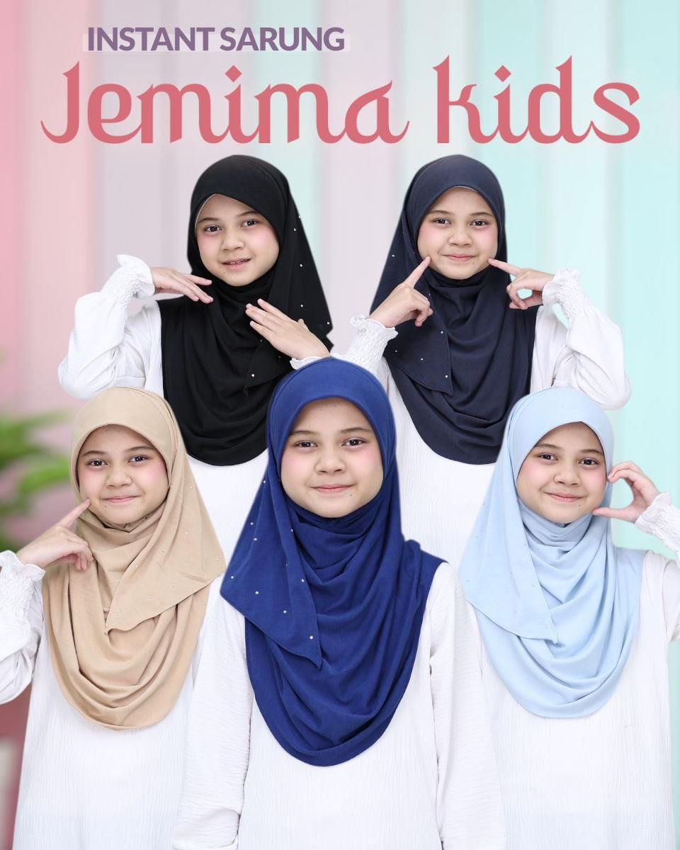 Kids Instant shawl slip-on jersey