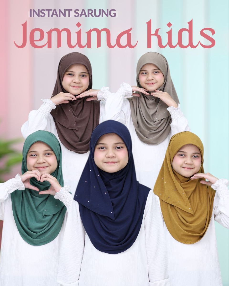 Kids Instant shawl slip-on jersey