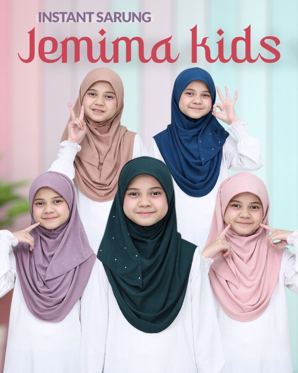 Kids Instant shawl slip-on jersey
