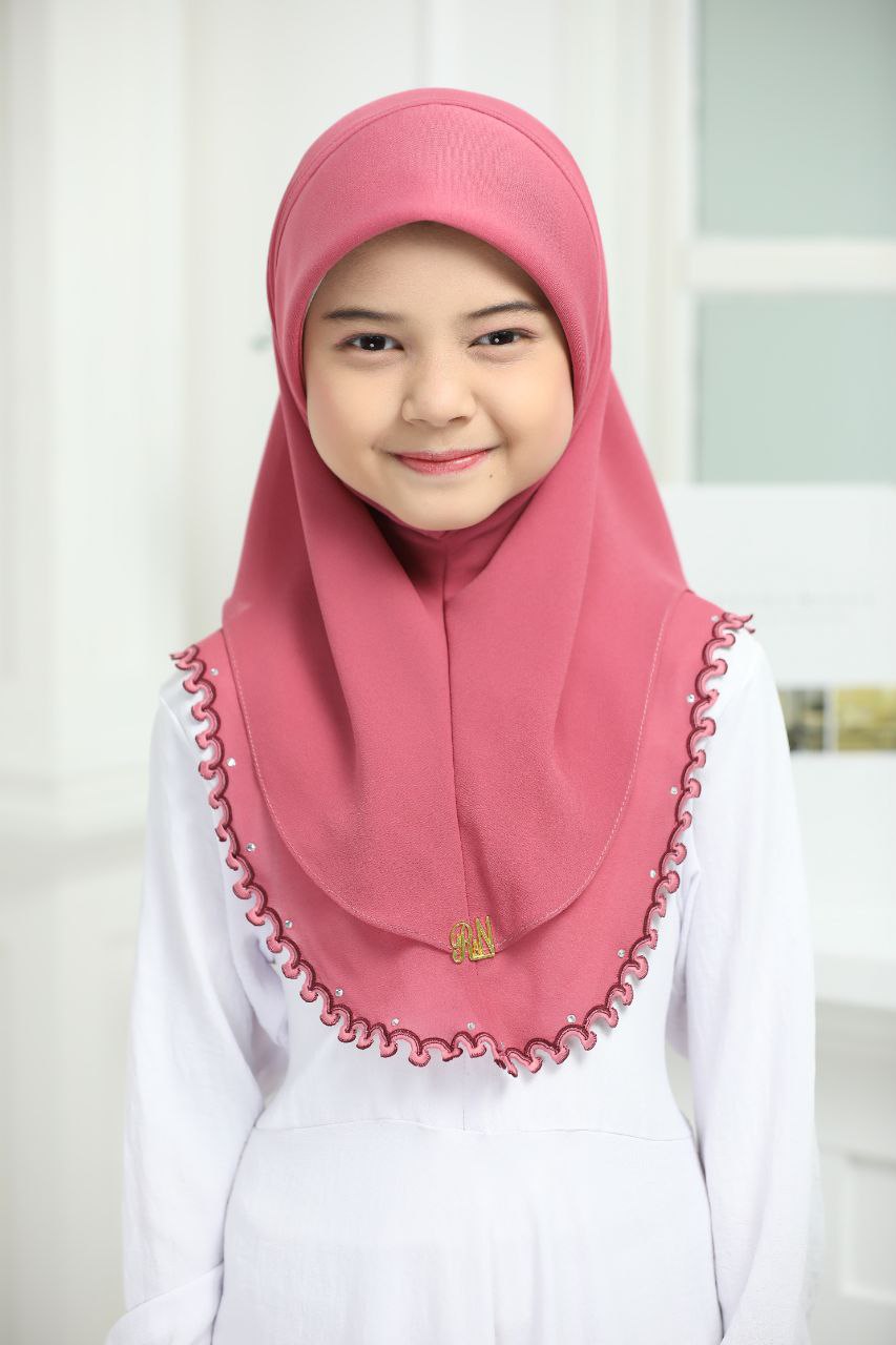 Qaisara Instant chiffon kids hijab