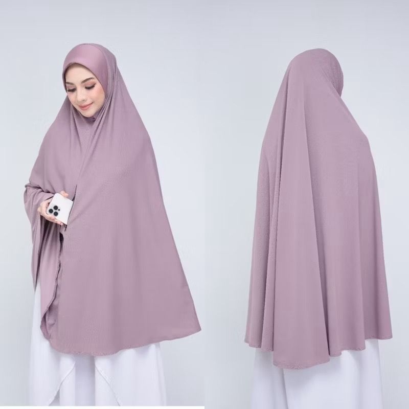 Long Prayer Khimar with pocket, convenient for Hajj and Umrah