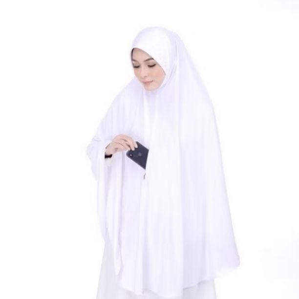 Long Prayer Khimar with pocket, convenient for Hajj and Umrah