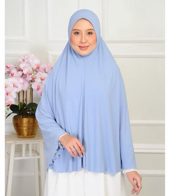 Long Prayer Khimar with pocket, convenient for Hajj and Umrah