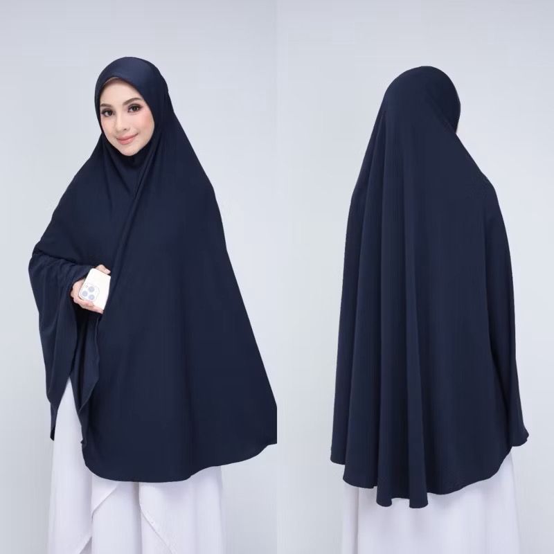 Long Prayer Khimar with pocket, convenient for Hajj and Umrah