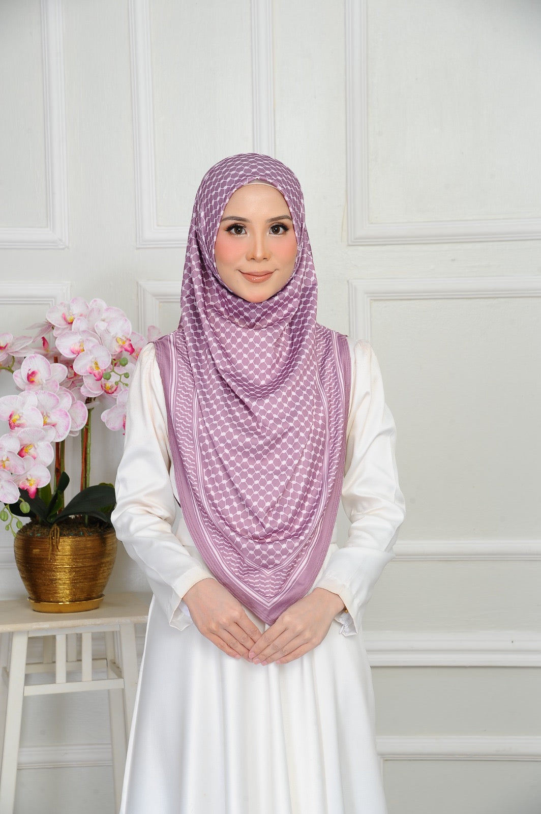 Kufiyyeh Instant V Shape Hijab