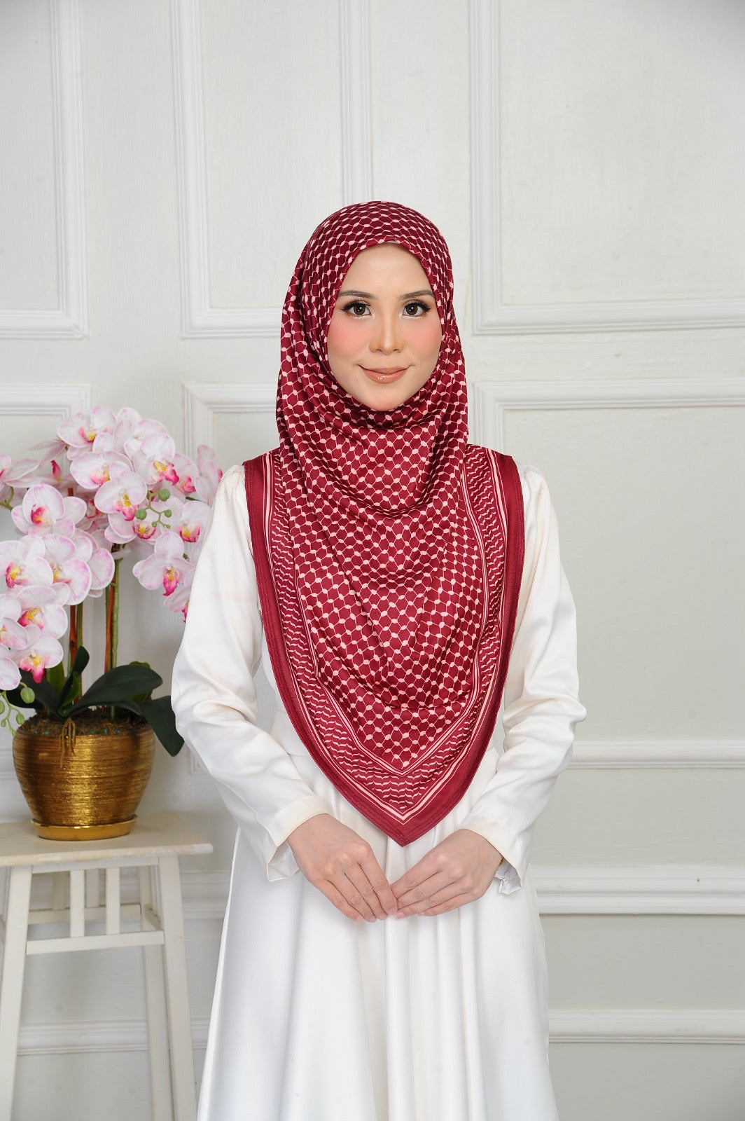 Kufiyyeh Instant V Shape Hijab