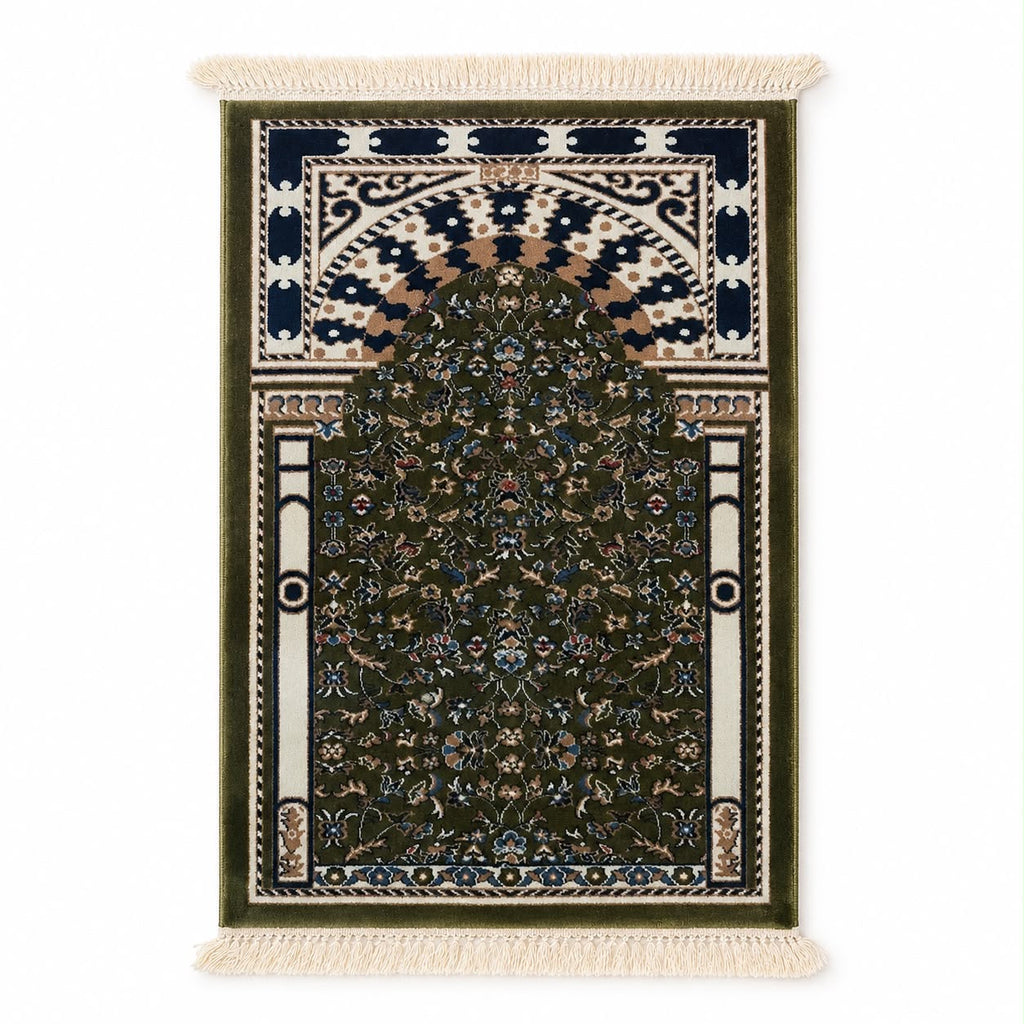 Rawdah Collection Prayer Rug (14MM) made in Turkiye
