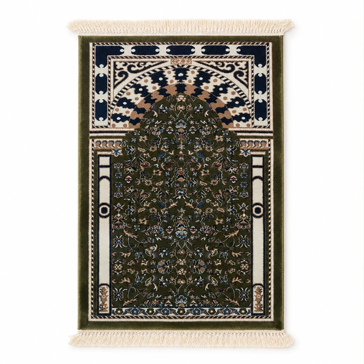 Rawdah Collection Prayer Rug (14MM) made in Turkiye