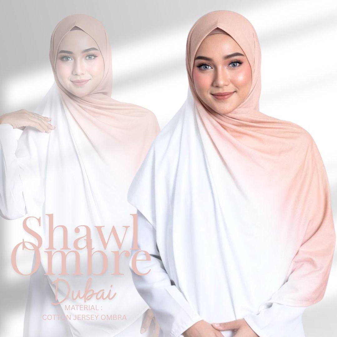 Ombre Jersey Shawl Hijab