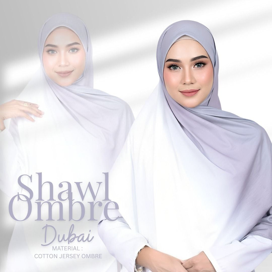 Ombre Jersey Shawl Hijab