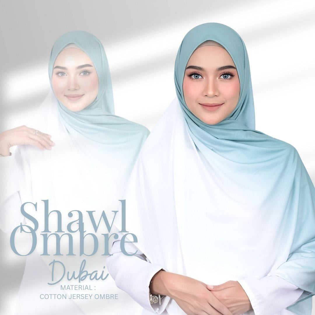Ombre Jersey Shawl Hijab
